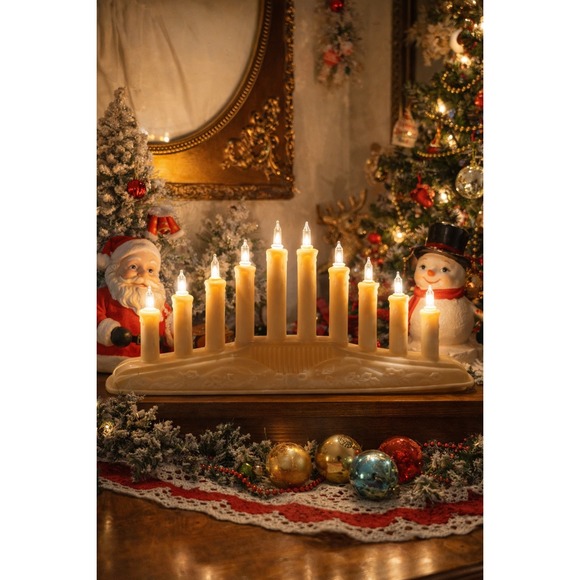 Other - Vintage Christmas 10 candle Candolier